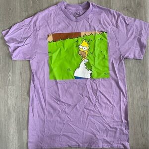 NWOT Simpsons Homer Purple Tee size M